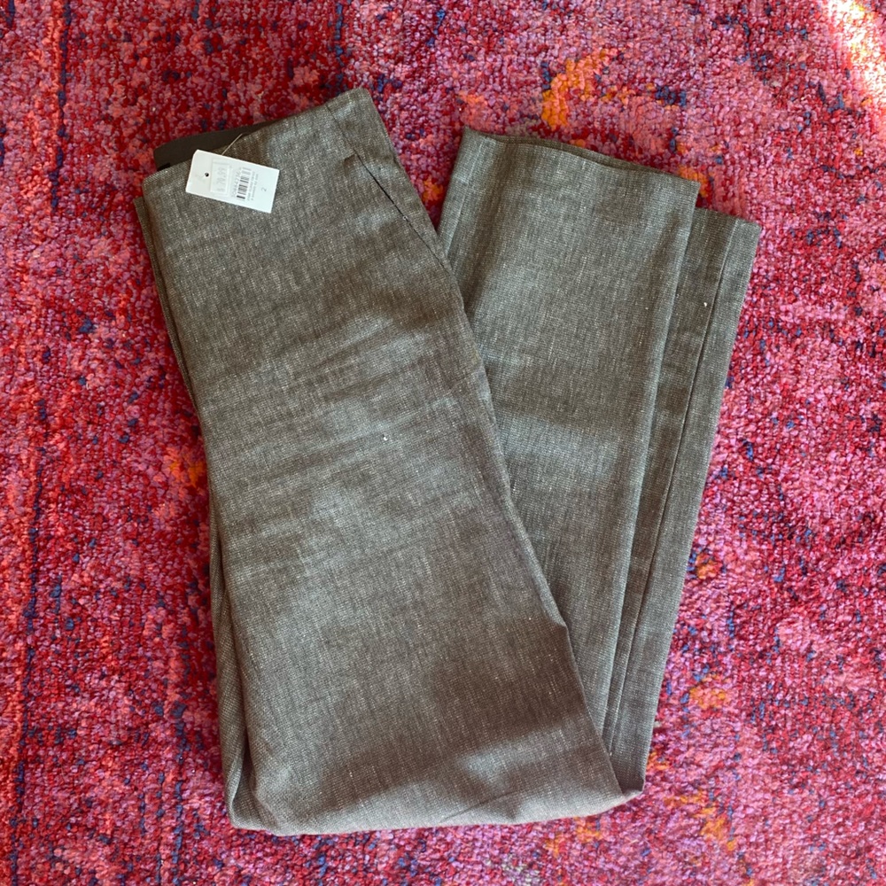 LOFT high waisted straight dress pant